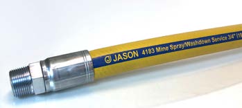 4183 washdown service msha mine spray hose