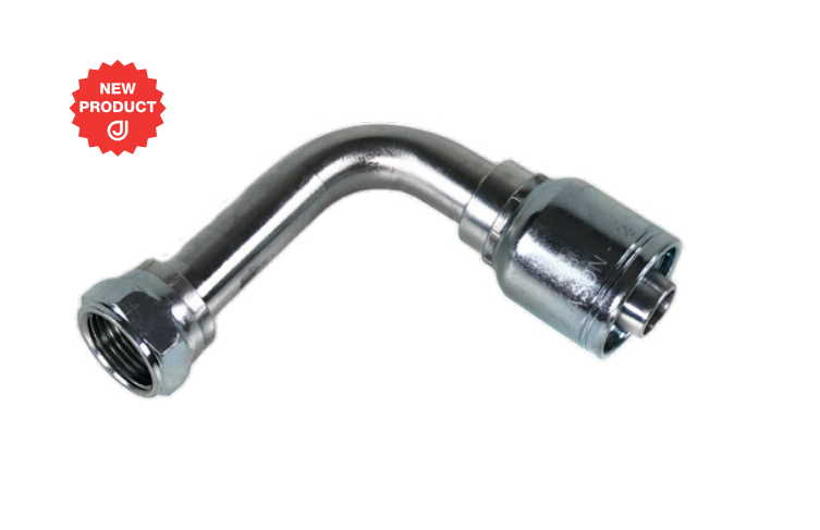 1209l series jb12ofs90l series female o ring face seal 90 elbow long drop