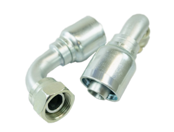 1273 series jb12fs90m series female swivel 60 cone din 90 elbow metric