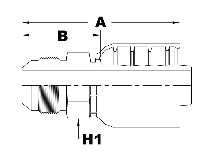 4025 series jb40mk series male jic 37 diagram