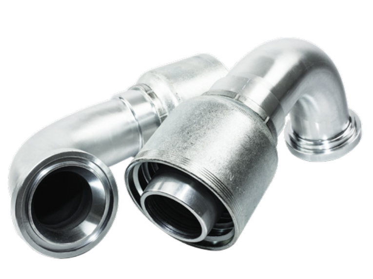 4039l series jb40c6190l series sae code 61 flange 90 elbow long drop