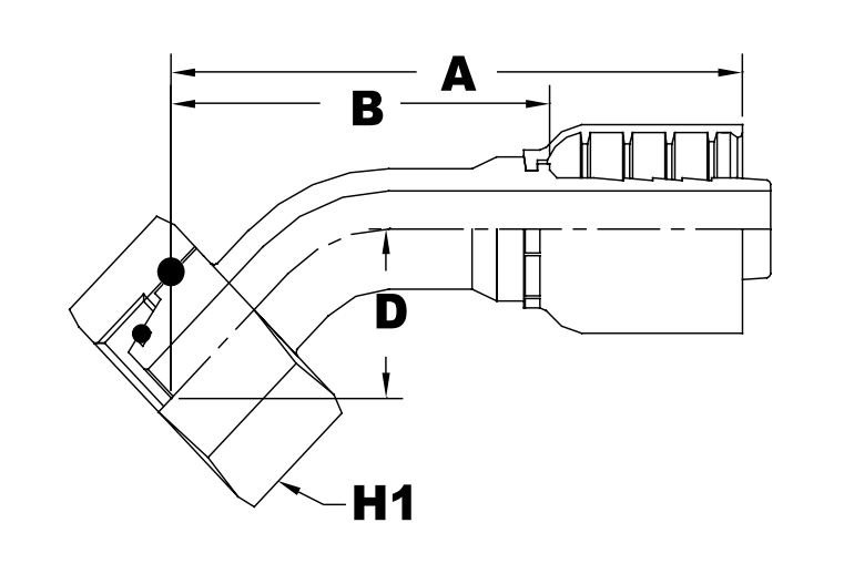 4078 series jb40lfsorm45 series female swivel o ring 24 cone din 3865 l (light) 45 elbow diagram