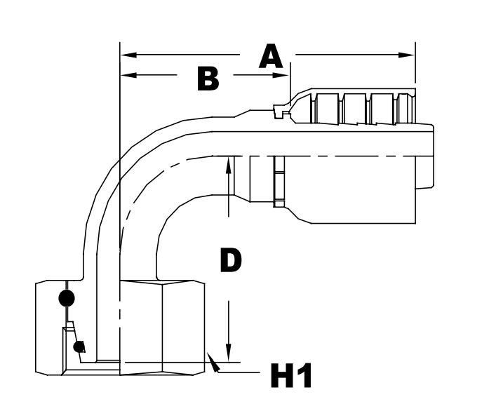 4079 series jb40lfsorm90 series female swivel o ring 24 cone din 3865 l (light) 90 elbow diagram