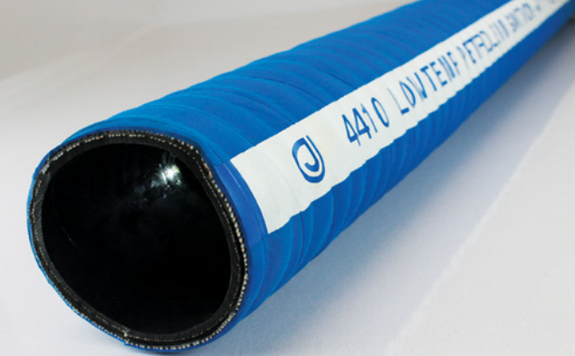 4410 blue low temp petroleum suction hose corrugated