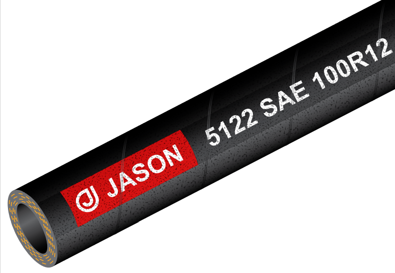 5122 series sae 100r12 din en 856 r12 dreamshield extra abrasion resistant cover wrapped msha cover 4 spiral hose