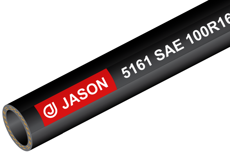 5161 series sae 100r16 msha cover 2 wire braid hose smooth cover iso spec 11237 type 2sc