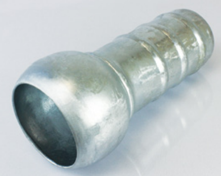 bauer style locking lever pump couplings male ball x shank