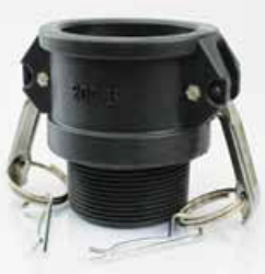 cam & groove couplings b polypropylene coupler x male npt