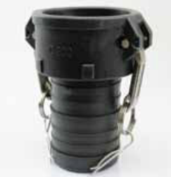 cam & groove couplings c polypropylene coupler x hose shank