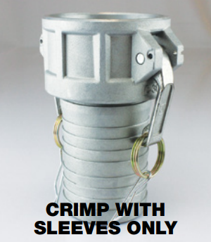 cam & groove couplings part c female coupler x hose shank