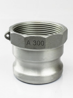 cam & groove part a male adapter x female thread