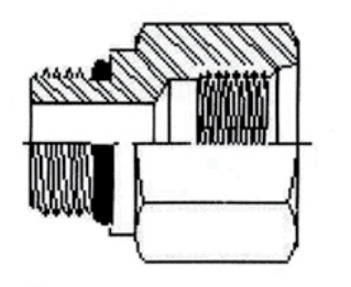 hydraulic fittings & adapters 6410 ml o ring x fem o ring