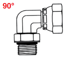 hydraulic fittings & adapters 6901 ml o ring x fem pipe swivel 90 degrees