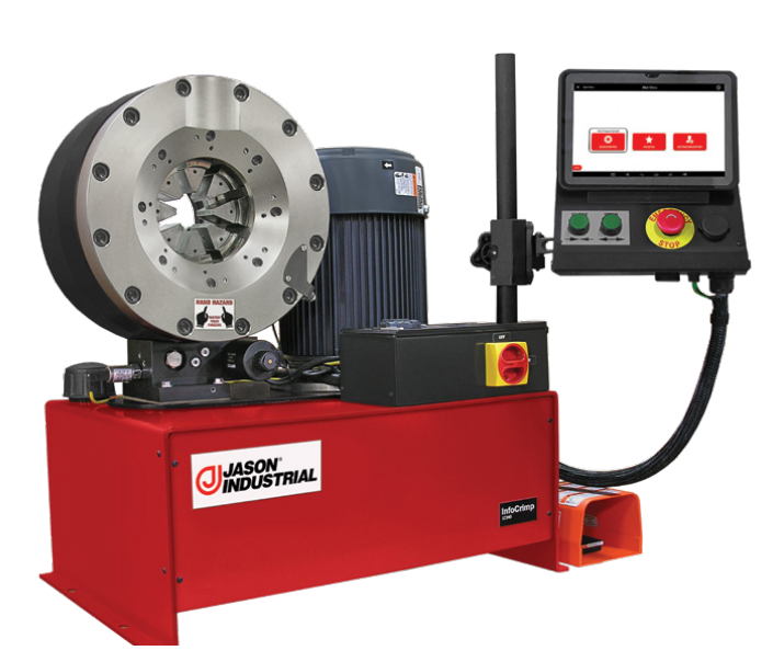 jic340 general production hose crimper with infocrimp controller