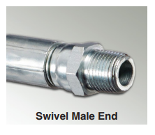male solid npt x male swivel npt 2 wire braid 4921 swivel male end