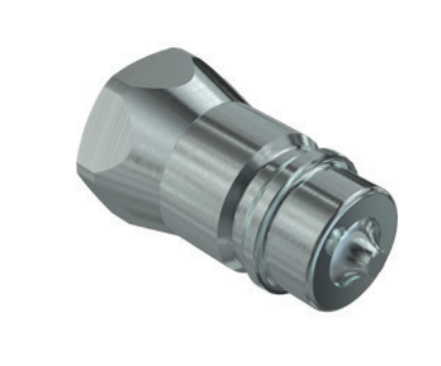 qdm1 0808 p female half inch nptf x male half inch iso poppet