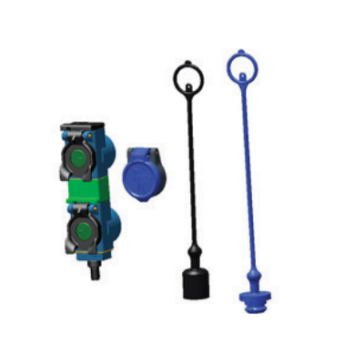 qdp 08 dust plug dust cap half inch black rubber (2 pk)